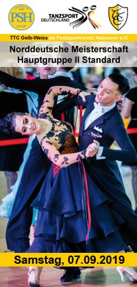 Norddeutsche Meisterschaften Hauptgruppe II Standard 07.09.2019