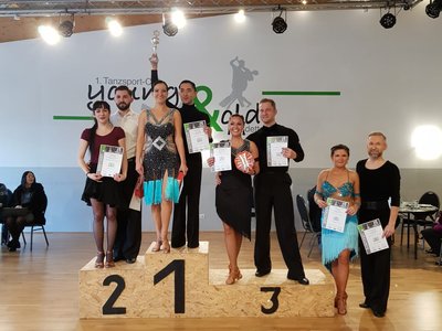 Aufstieg in die B-Klasse Latein für Martin Wang und Christin Gallas