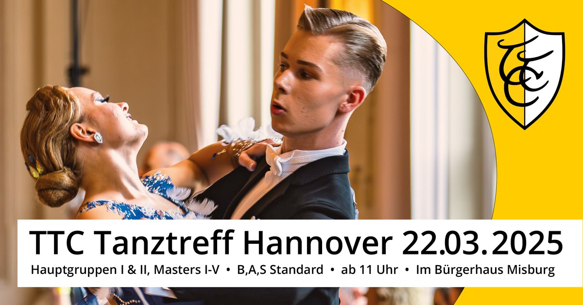 Tanzturnier: 36. TanzTreff am 22.03.2025 (INFOS & ERGEBNISSE ONLINE) - Bild 1
