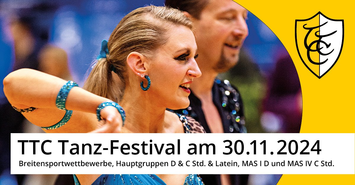 TANZTURNIER: KLEINES TTC TANZ-FESTIVAL 2024 AM 30.11.2024 (INFOS & ERGEBNISSE ONLINE) - Bild 1