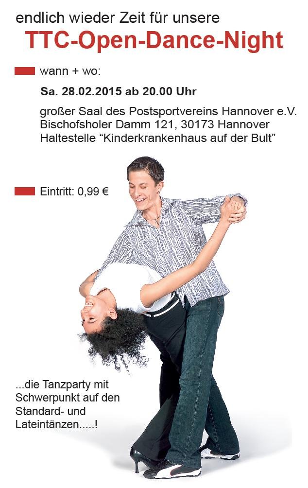 Tanzparty am 28.02.2015