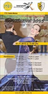 TTC Herbst-Festival 2015 am 01.11.2015