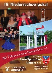 Gelb-Weisse Tänzer beim Niedersachsenpokal am 26.01.2019