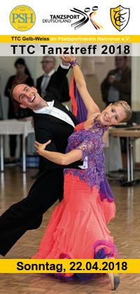 Tanzturnier: 33. TanzTreff am 22.04.2018 (Startzeiten aktualisiert)