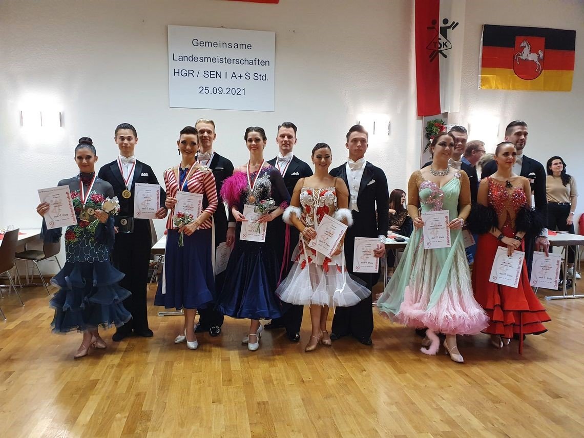 Silber für Gelb-Weiss: Landesmeisterschaft Hauptgruppe A Standard 2021